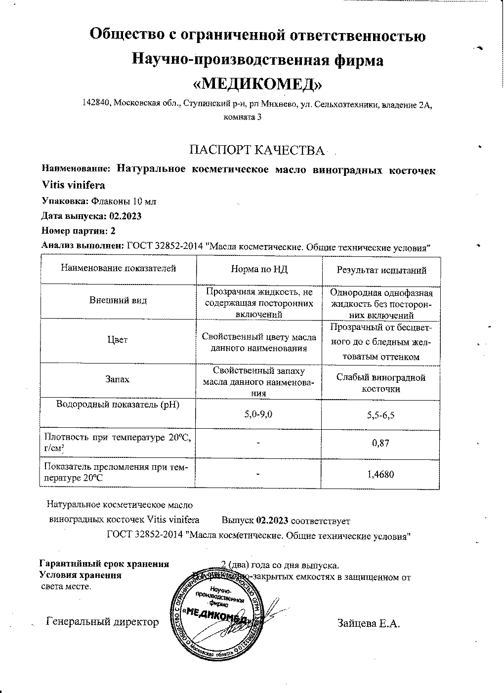 Паспорт №022023